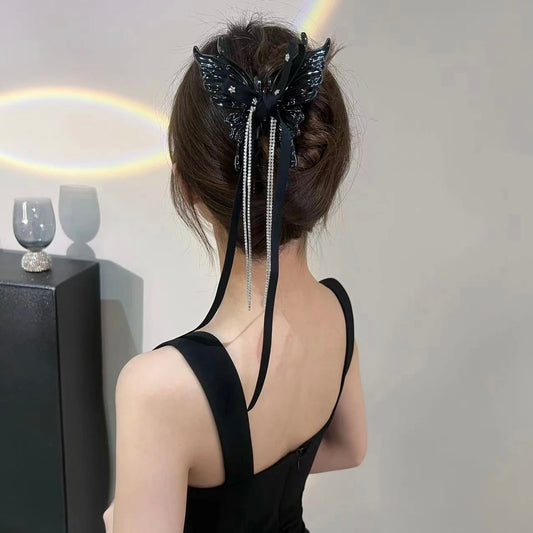 Ribbon Butterfly Clip