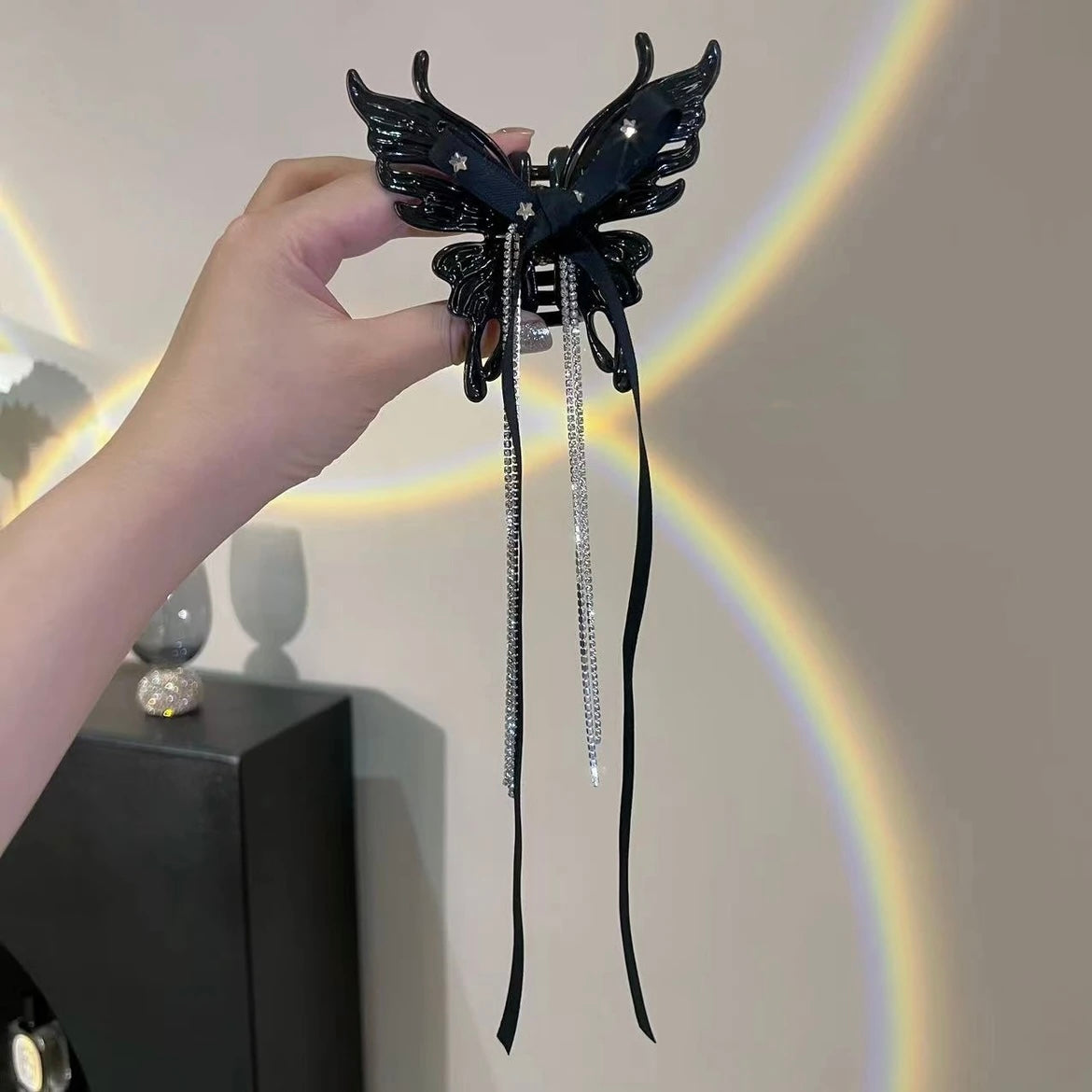 Ribbon Butterfly Clip
