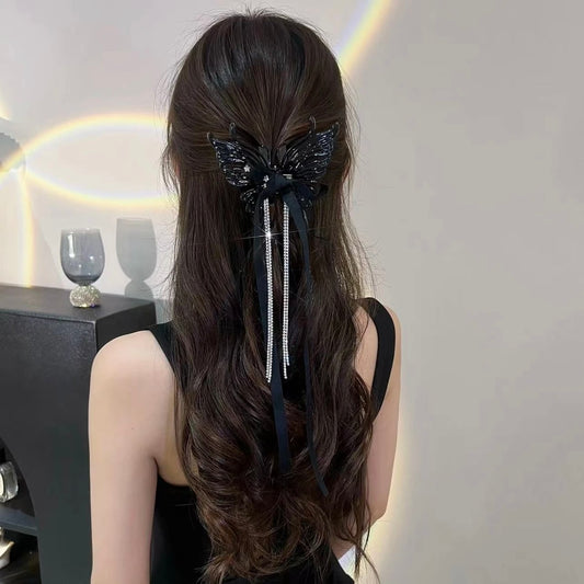 Ribbon Butterfly Clip