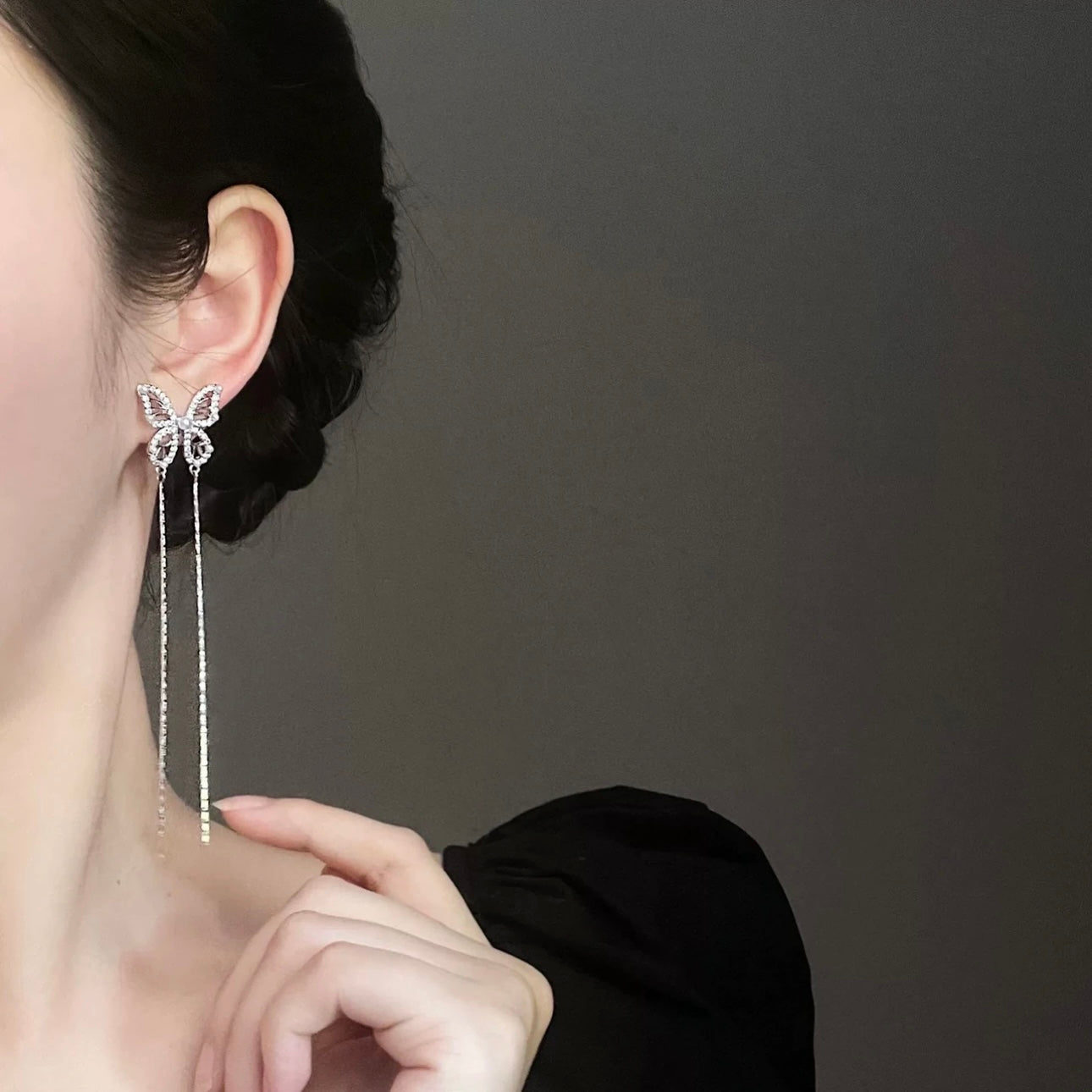 Streamer Butterfly Earrings