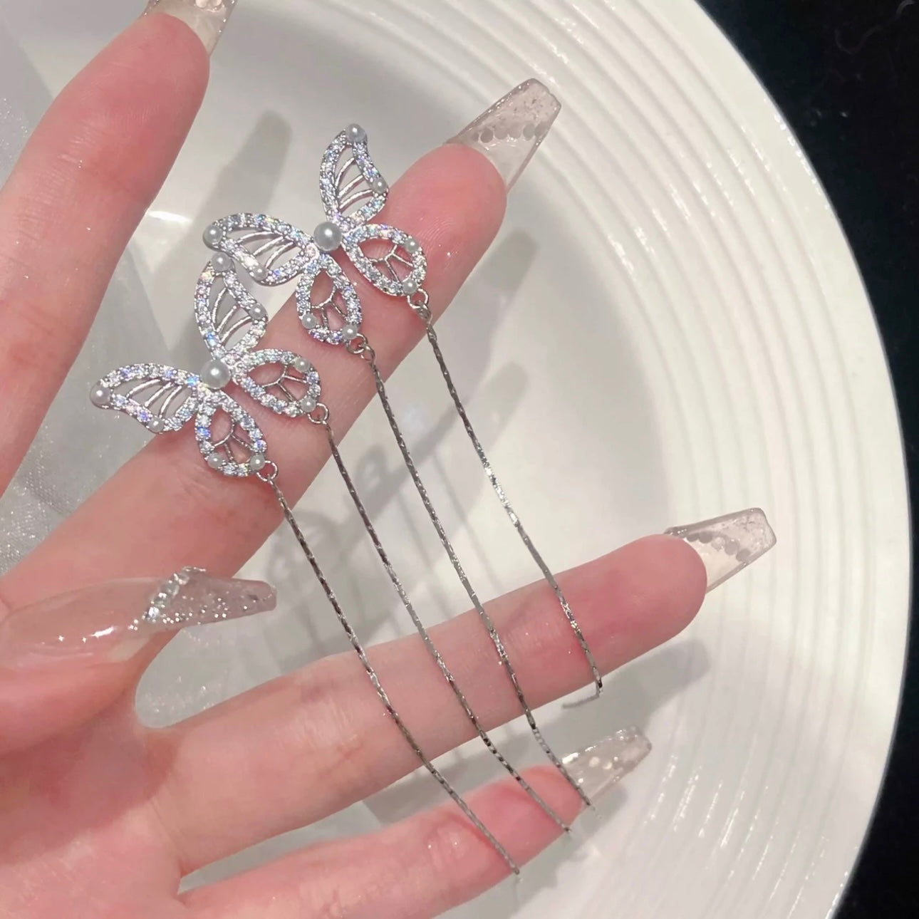 Streamer Butterfly Earrings