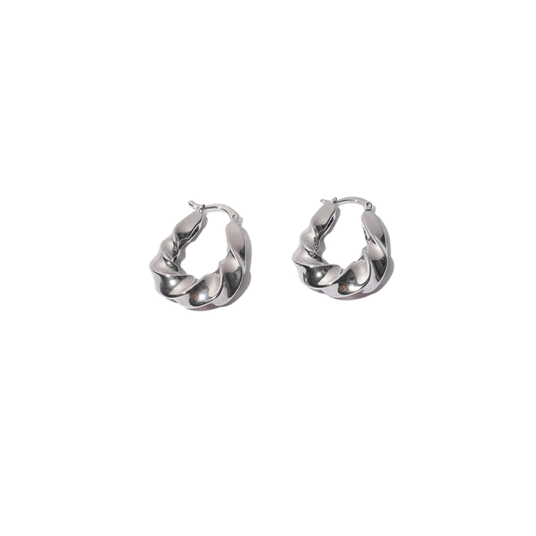 Twisted Hoop Earring