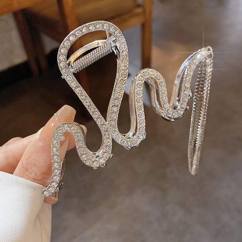 Fringe Chain Snake Hair Clip