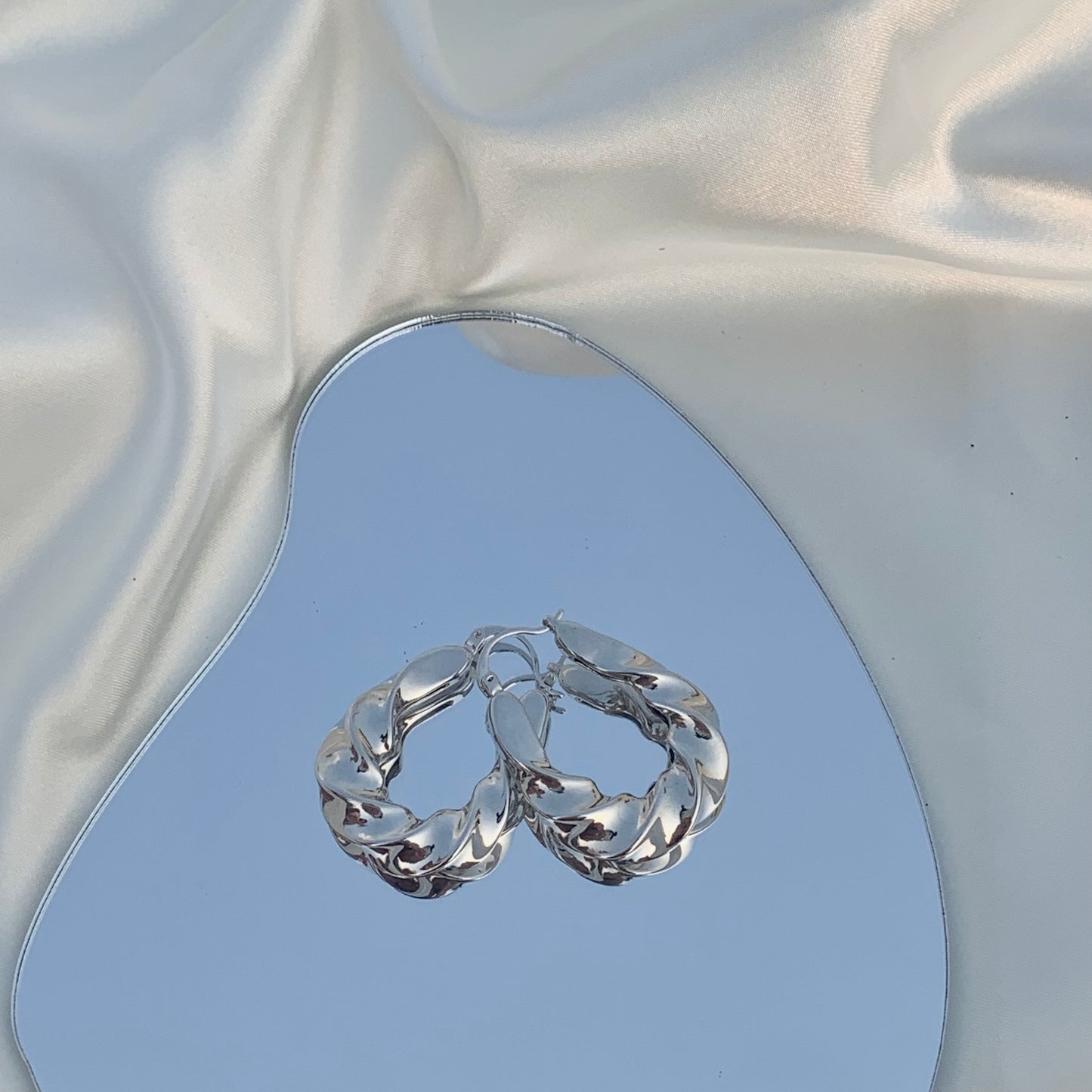 Twisted Hoop Earring