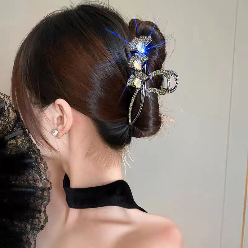 Ginkgo Leaf Diamond Hair Clip