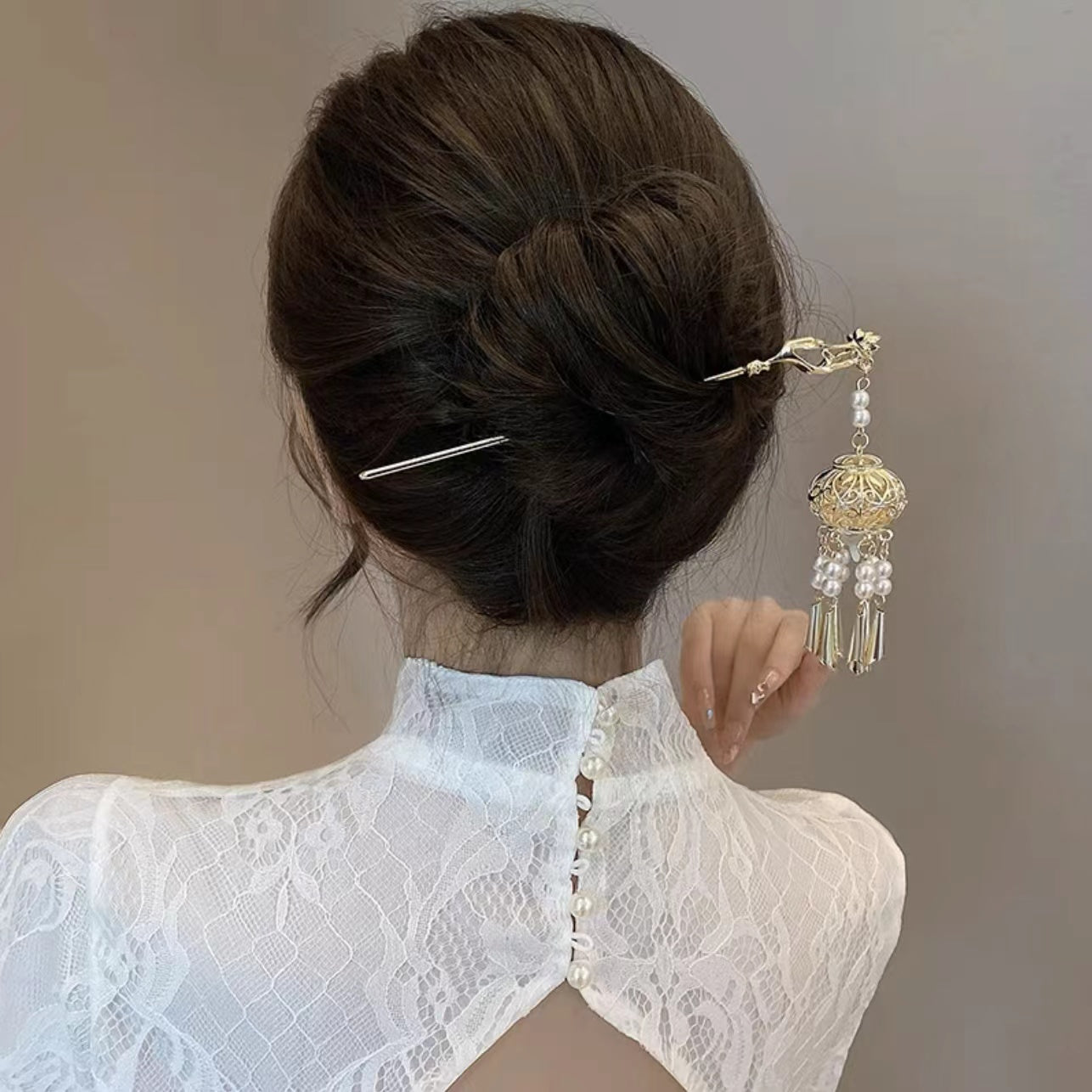 Luminous Lantern Hair Clip