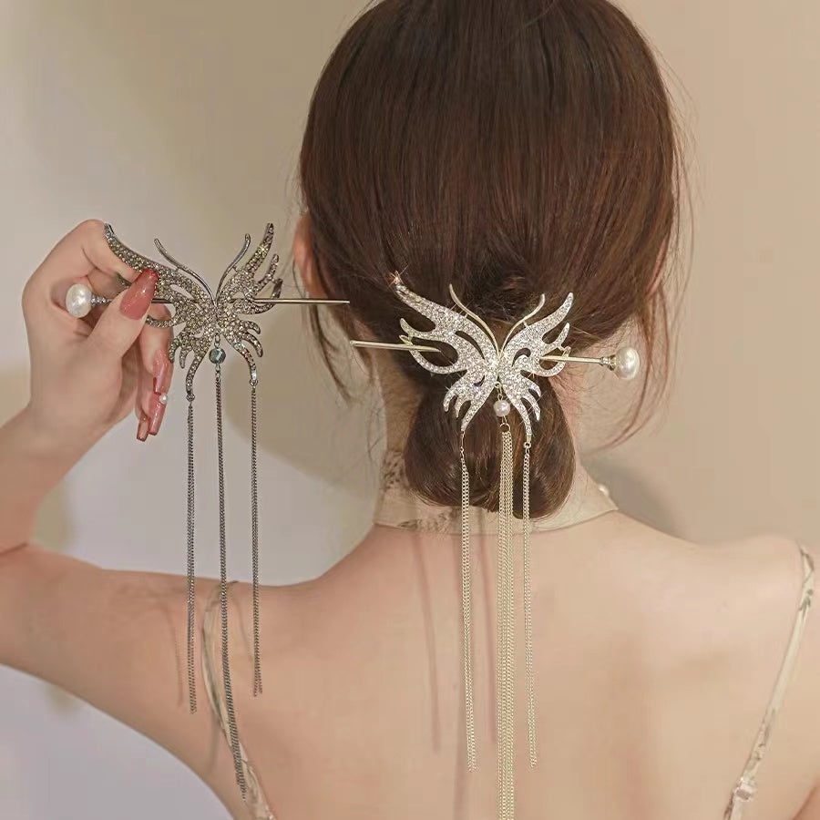 Butterfly Tassel Hairpin