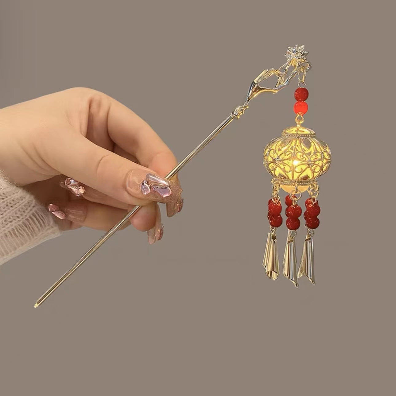Luminous Lantern Hair Clip