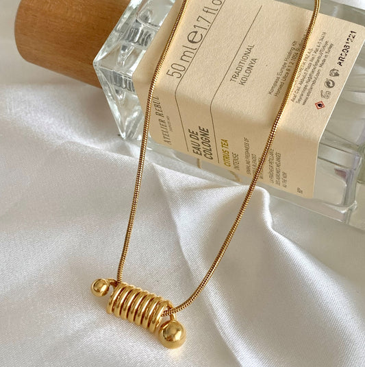 Threaded Pendant Necklace