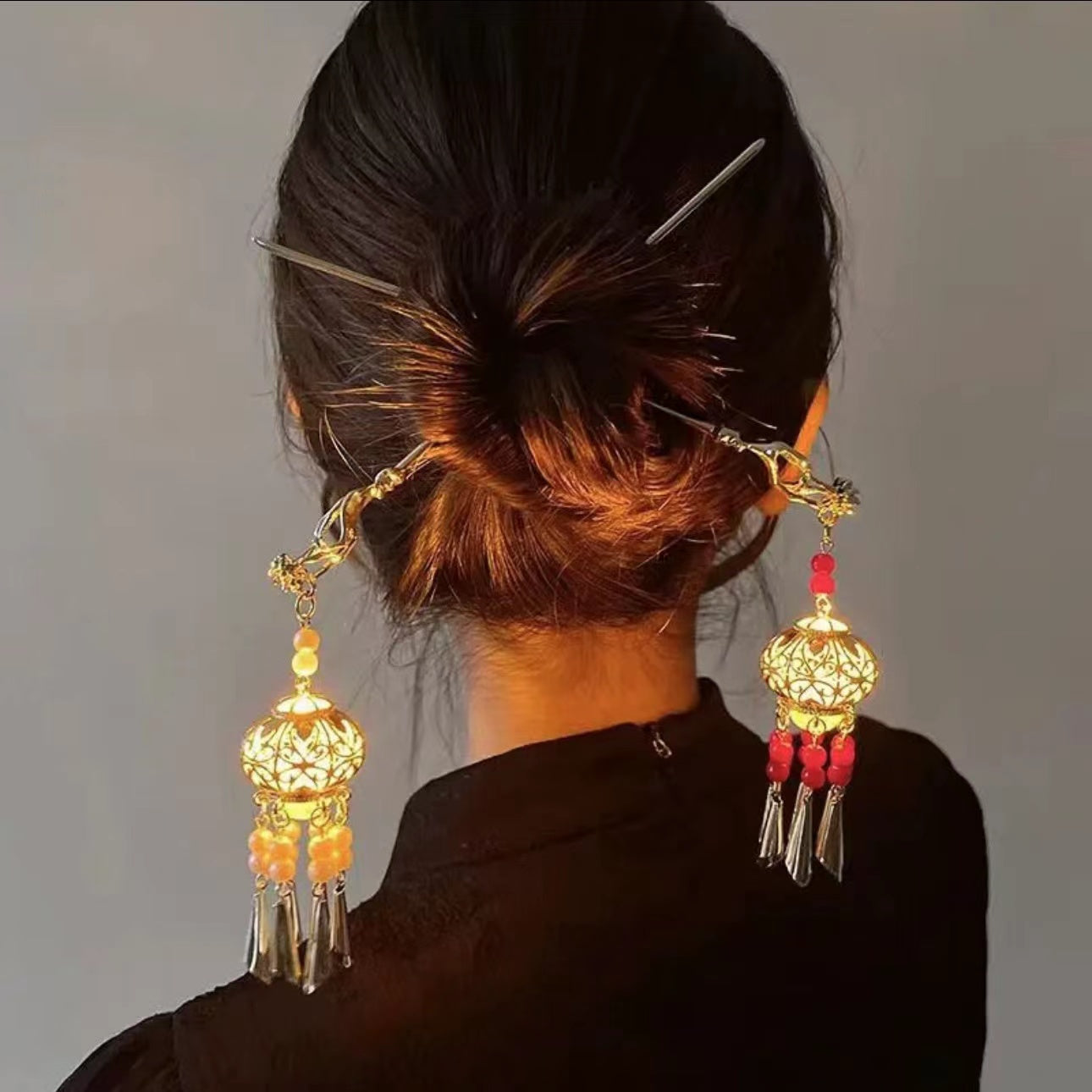Luminous Lantern Hair Clip