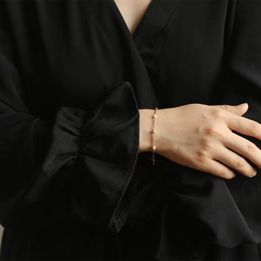 Natural Pearl Spliced Bracelet