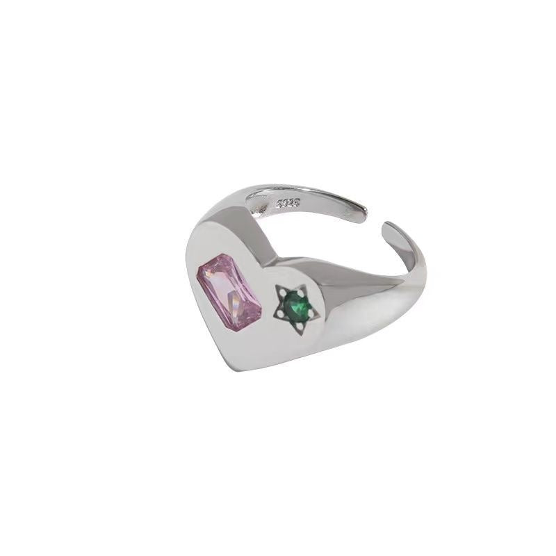 Adjustable Vintage Contrast Ring
