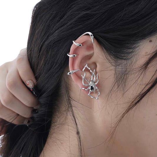 No Pierced Spider Earrings