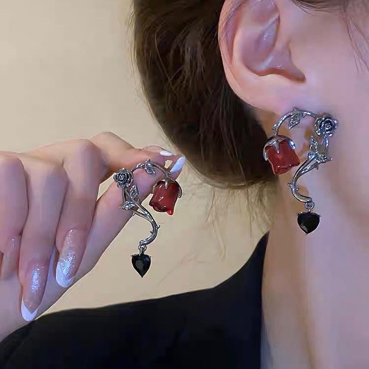 Rose Earrings