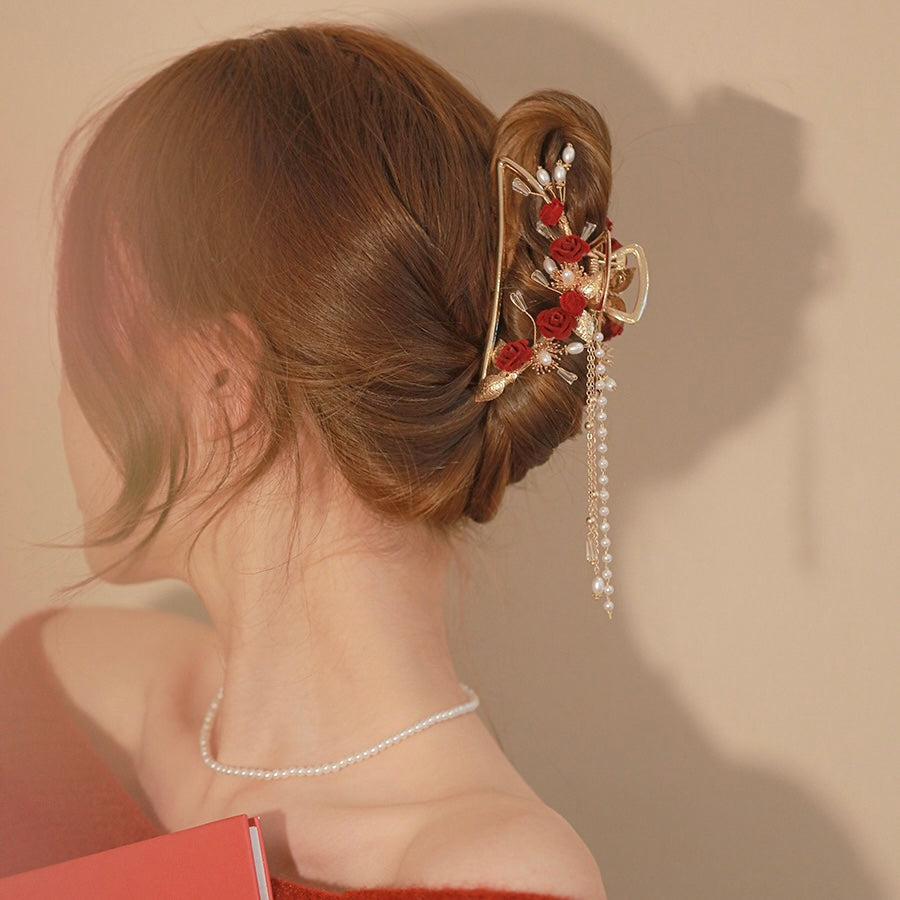 Rose Garden Hair Clip