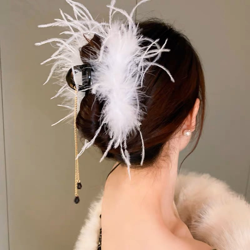 Feather Hair Clip