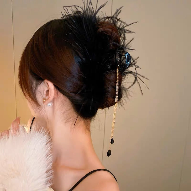 Feather Hair Clip