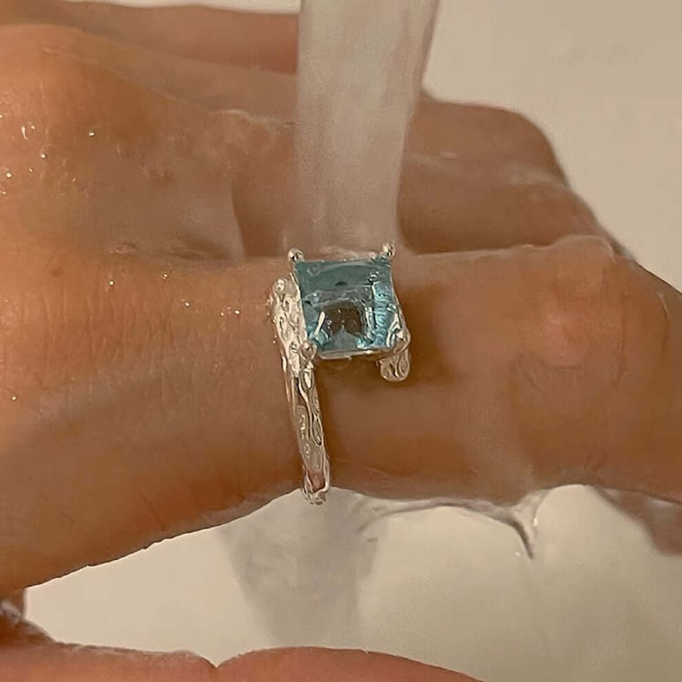 Adjustable Sapphire Ring