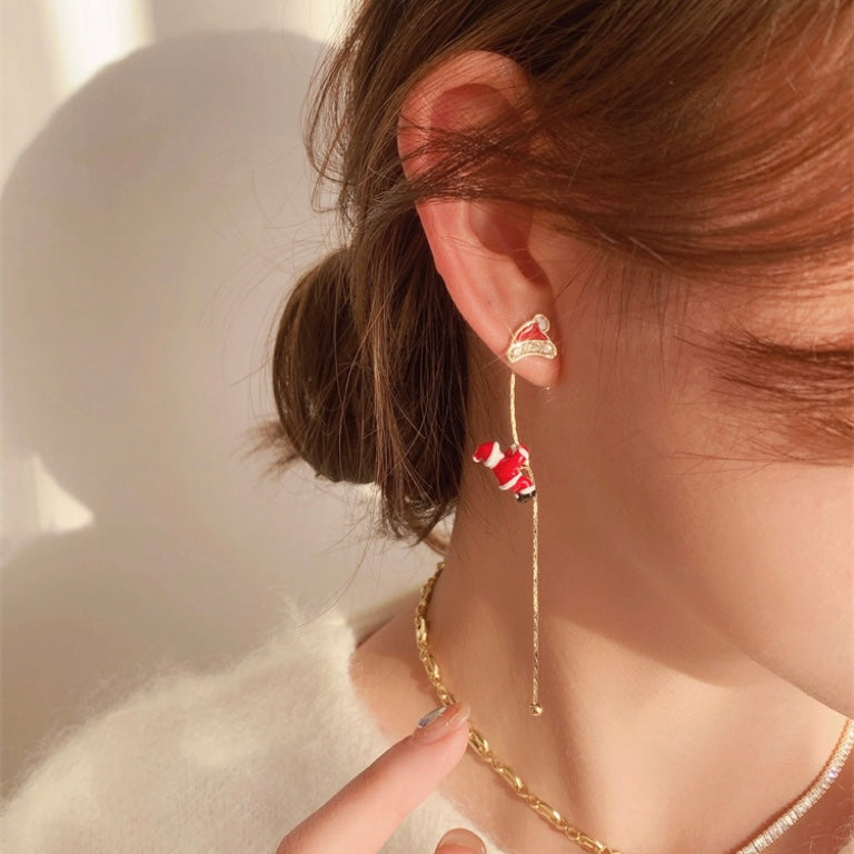 Santa Earrings