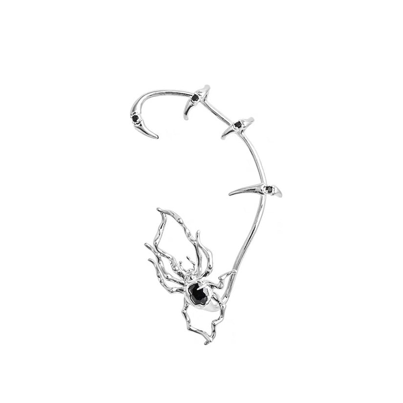 No Pierced Spider Earrings
