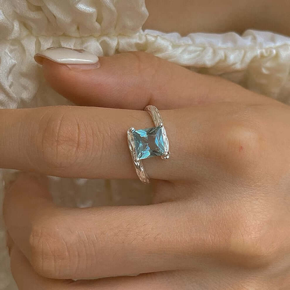 Adjustable Sapphire Ring