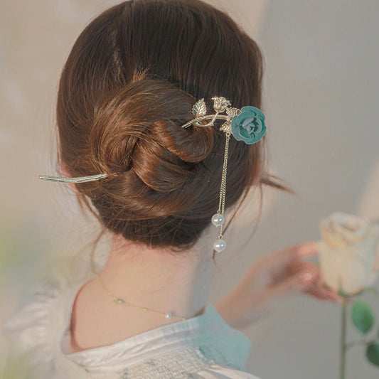 Rose Hair Clip