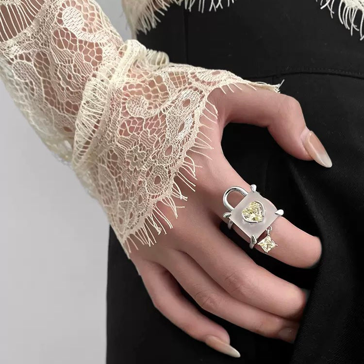 Heart Lock Ring