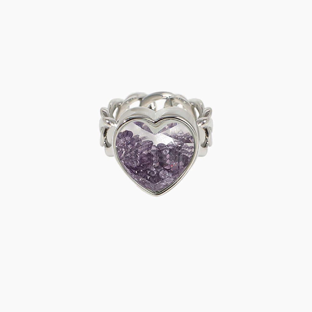 Heart Gemstone Ring
