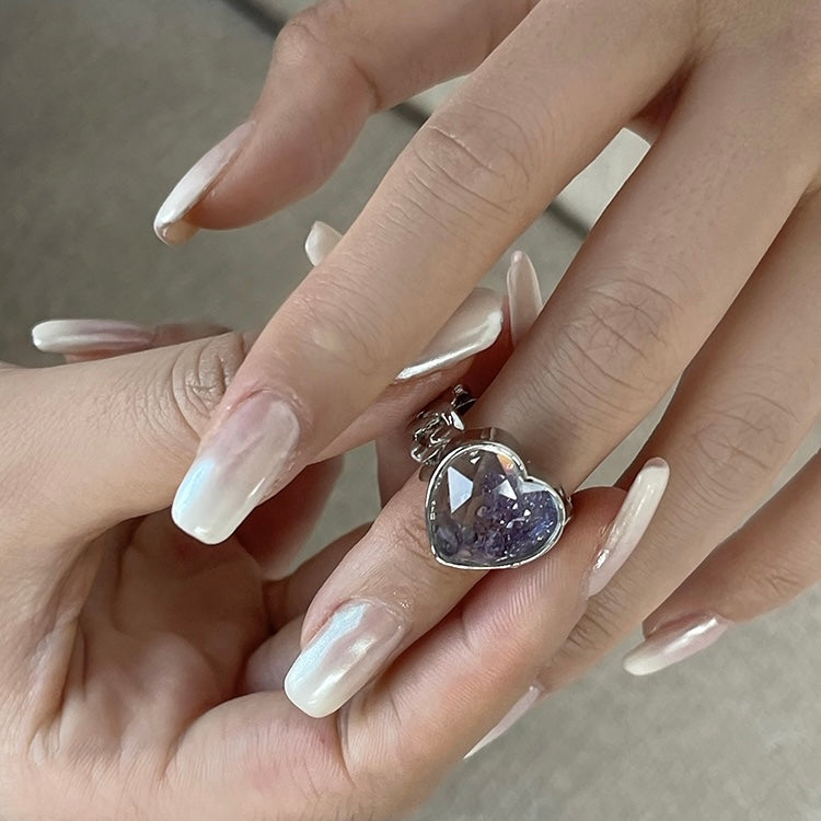 Heart Gemstone Ring