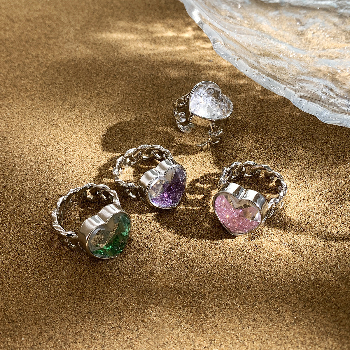 Heart Gemstone Ring