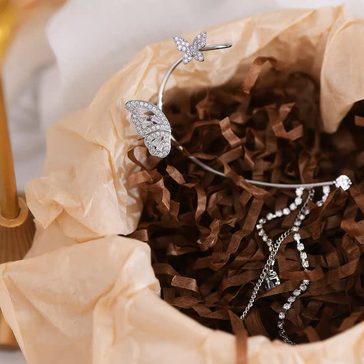 Butterfly Fringe Earrings