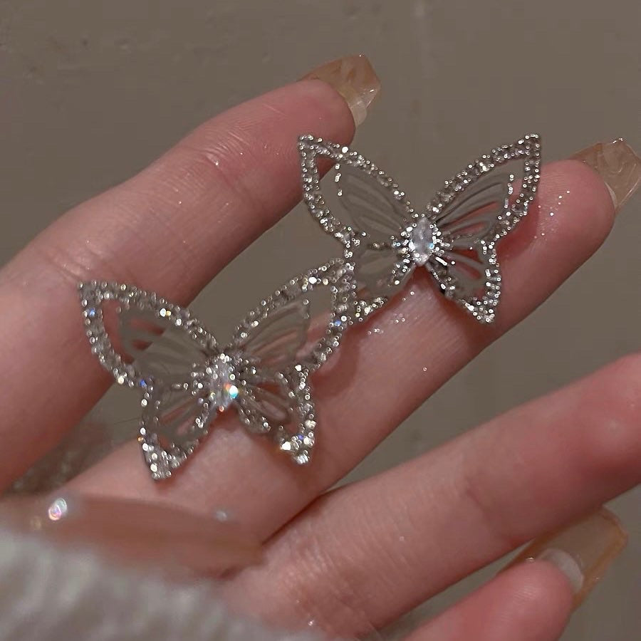 Masonry Butterfly Earrings