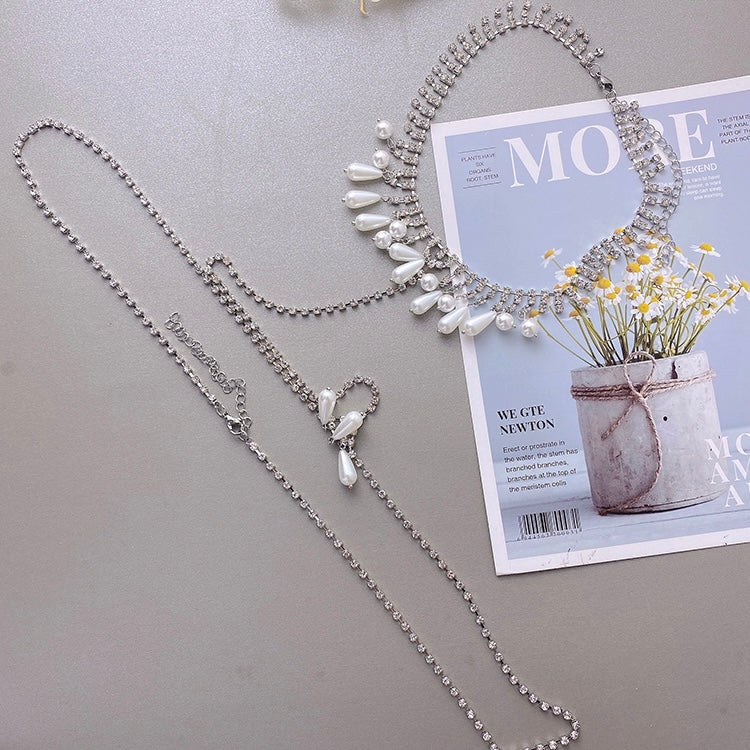 Pearl Waist Chain & Necklace