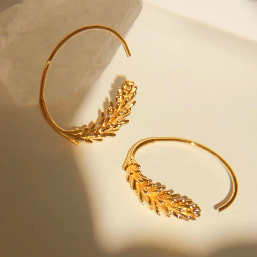 Golden Rice Earrings
