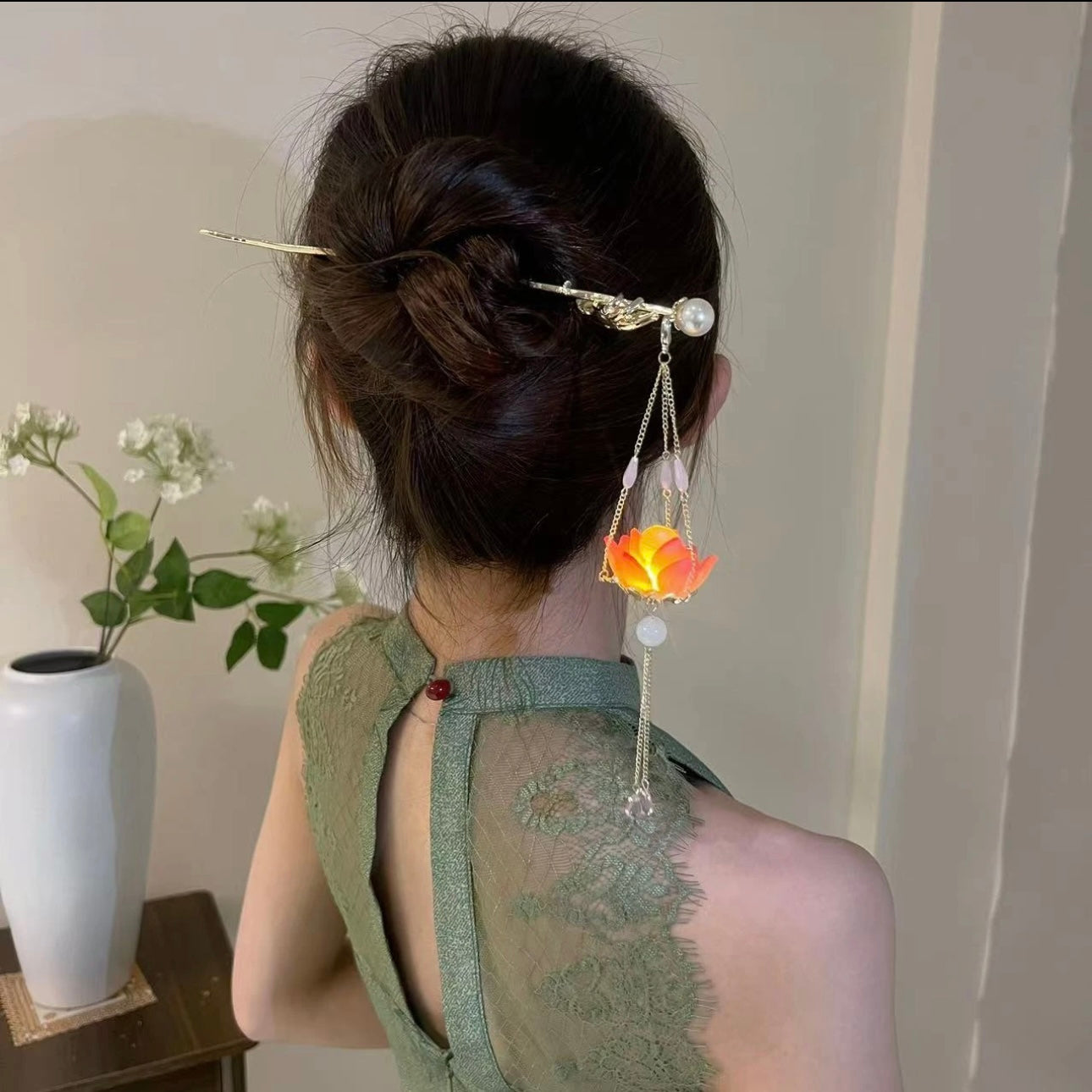 Lotus Flower Hairpin