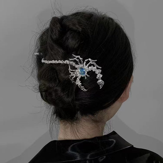 Scorpion Moonstone Hair Clip