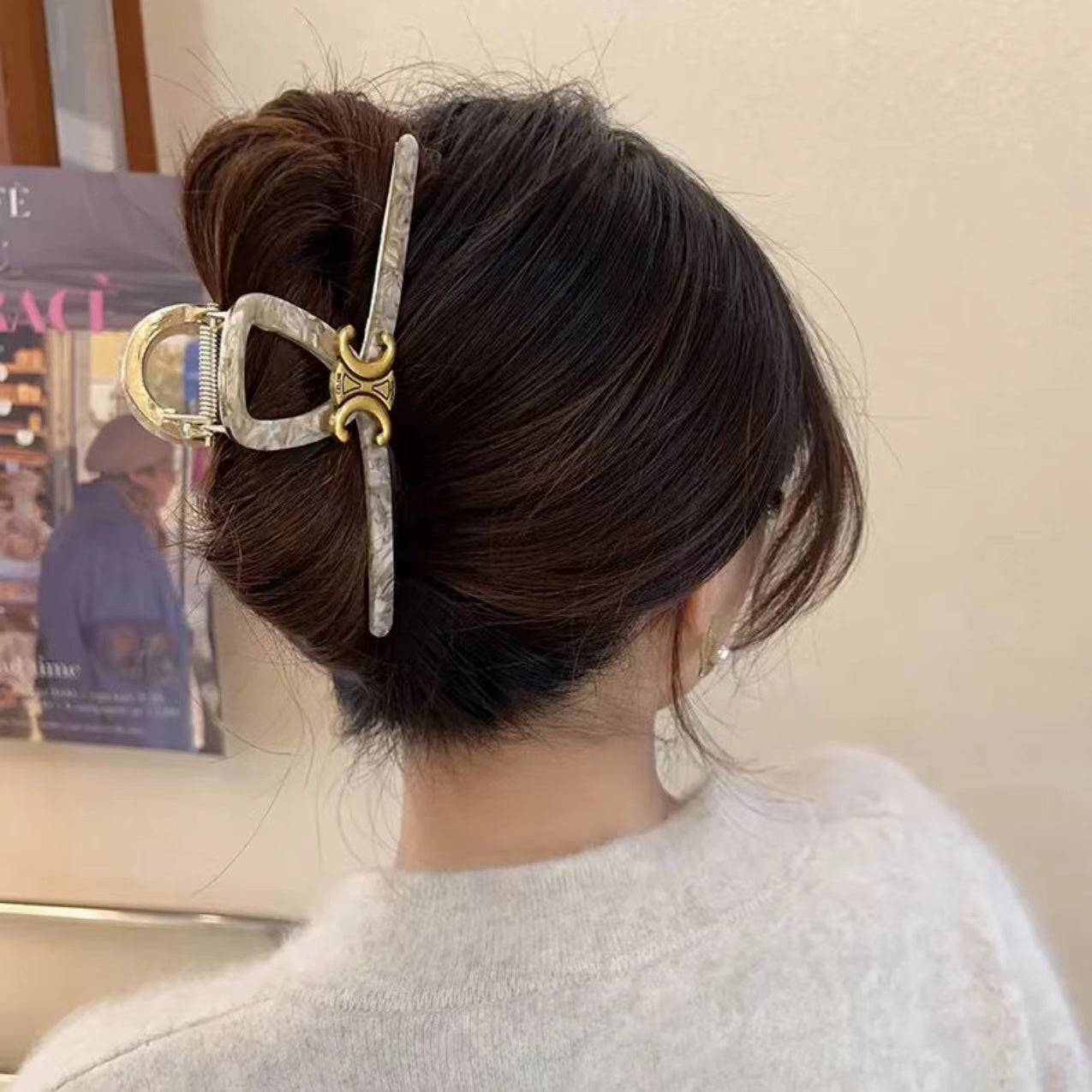 Delicate Letter Hair Clip