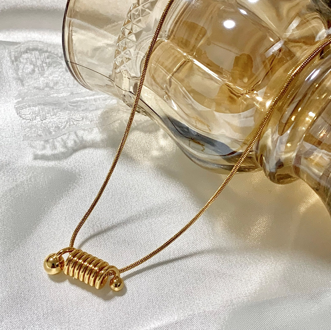 Threaded Pendant Necklace
