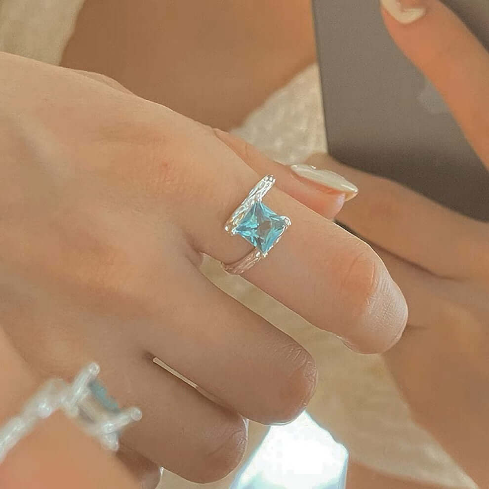 Adjustable Sapphire Ring