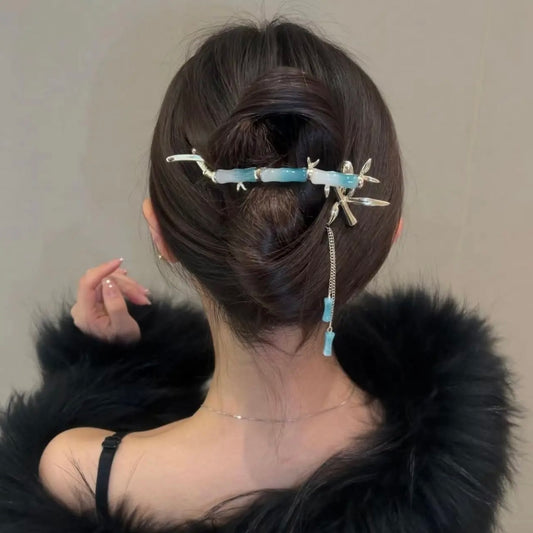 Vintage Bamboo Hair Clip