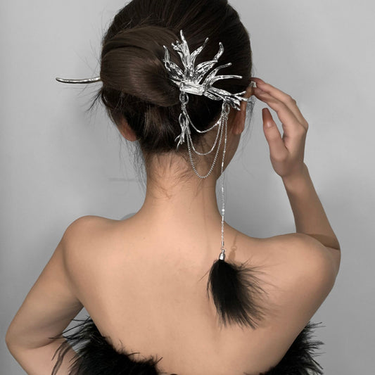 Feather Hair Clip