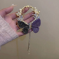 Delicate Butterfly Fringe Hair Clip