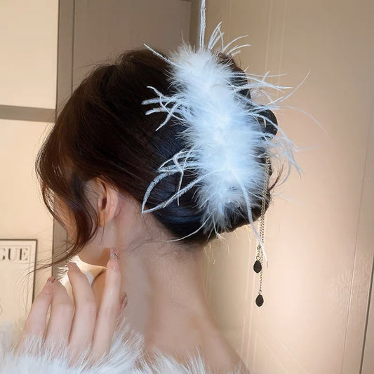 Feather Hair Clip