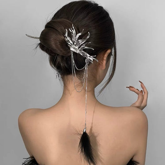 Feather Hair Clip